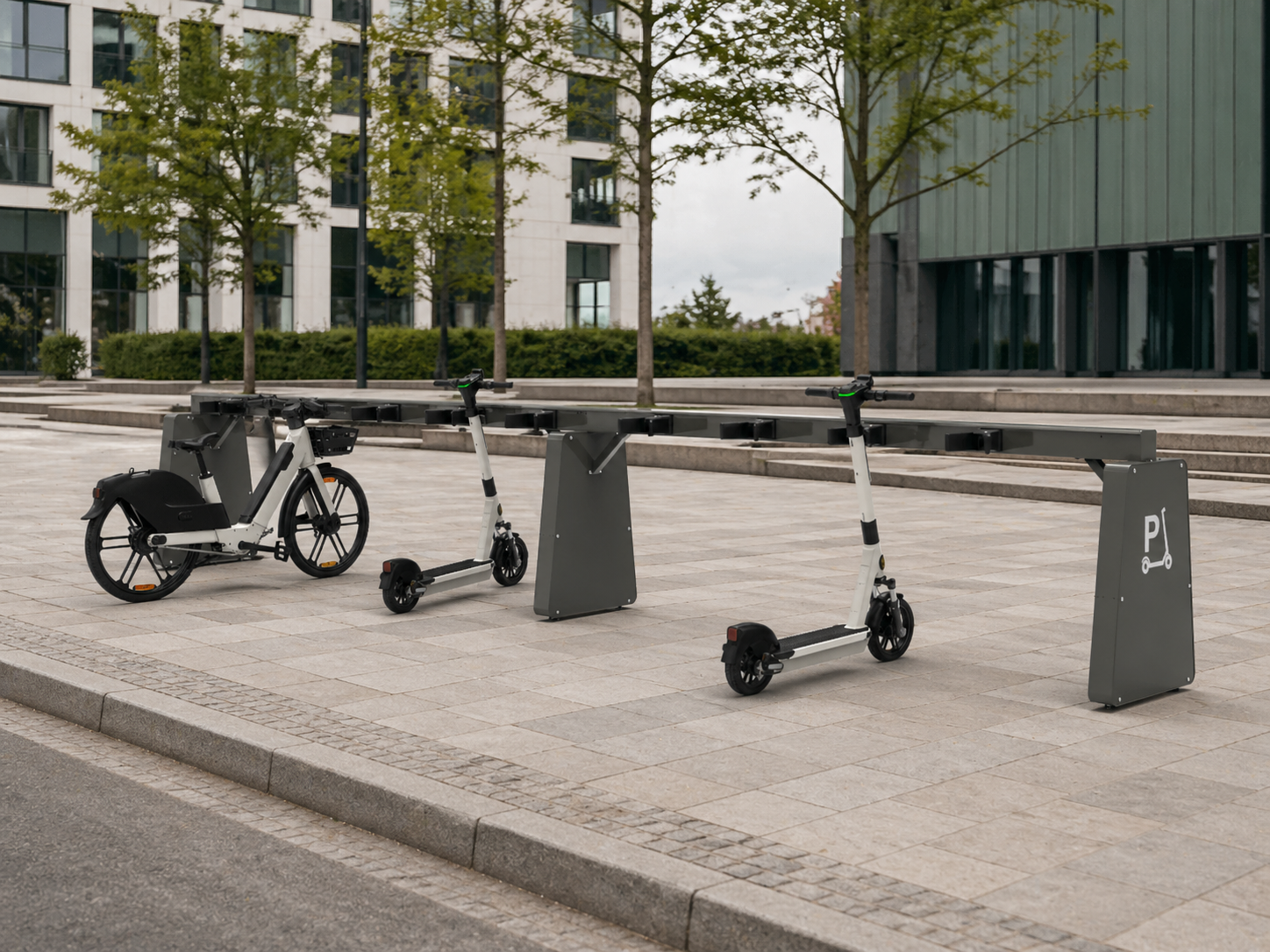 Standab charging station supporting fleet operations